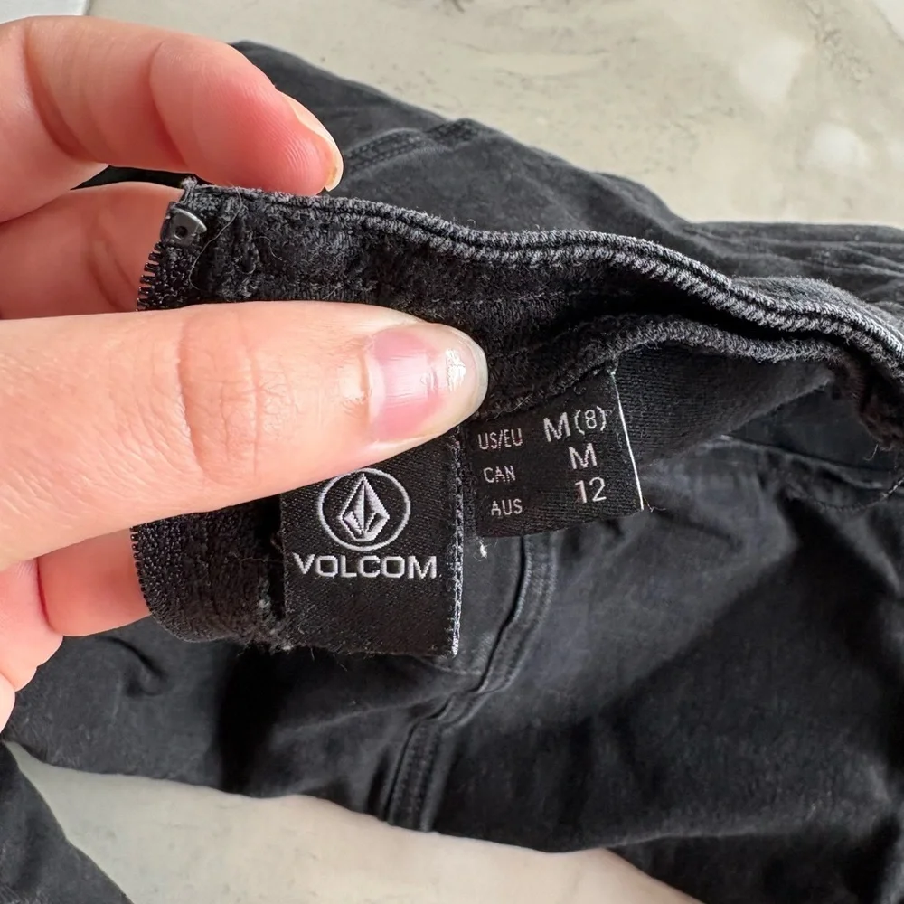 Volcom Black Denim Romper - Picture 2 of 7